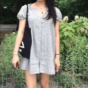 Zara striped romper